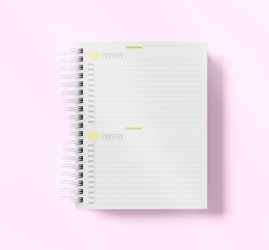 Agenda Sin Fecha Completa | Diseño Cerezas