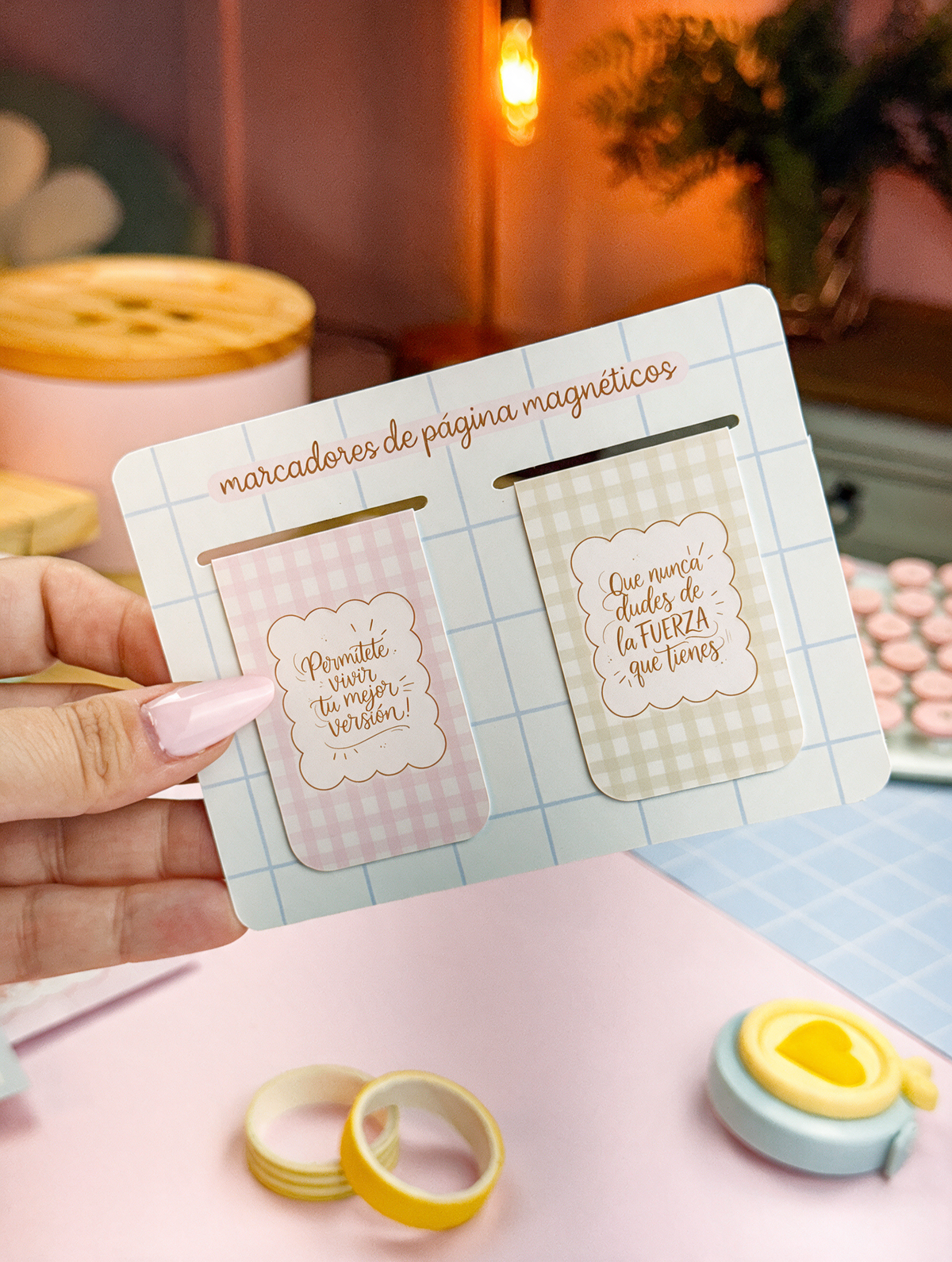 Marcapáginas Magnéticos Vichy | Pack de 2 con Frases